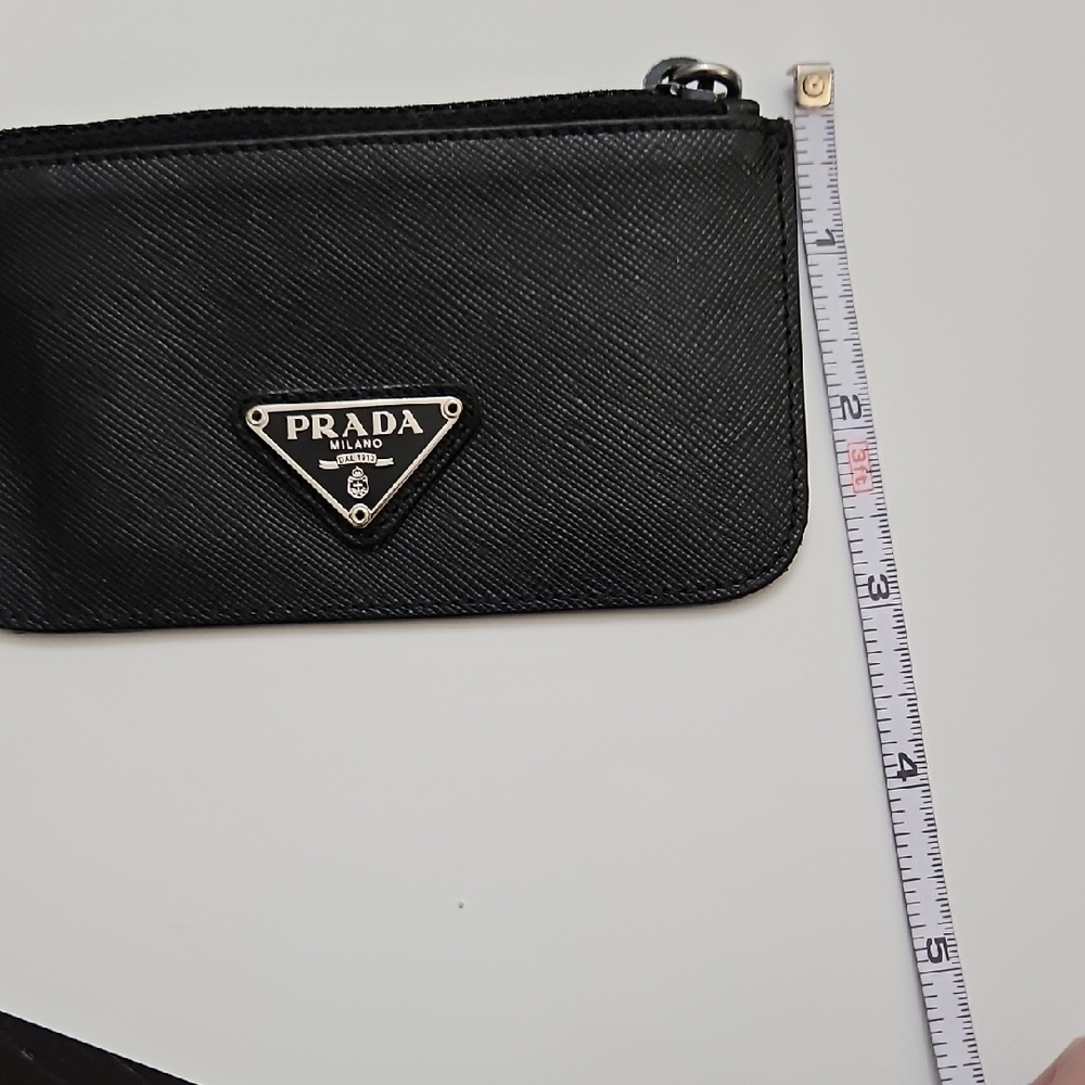 Prada Black Leather Key Pouch - Picture 13 of 16